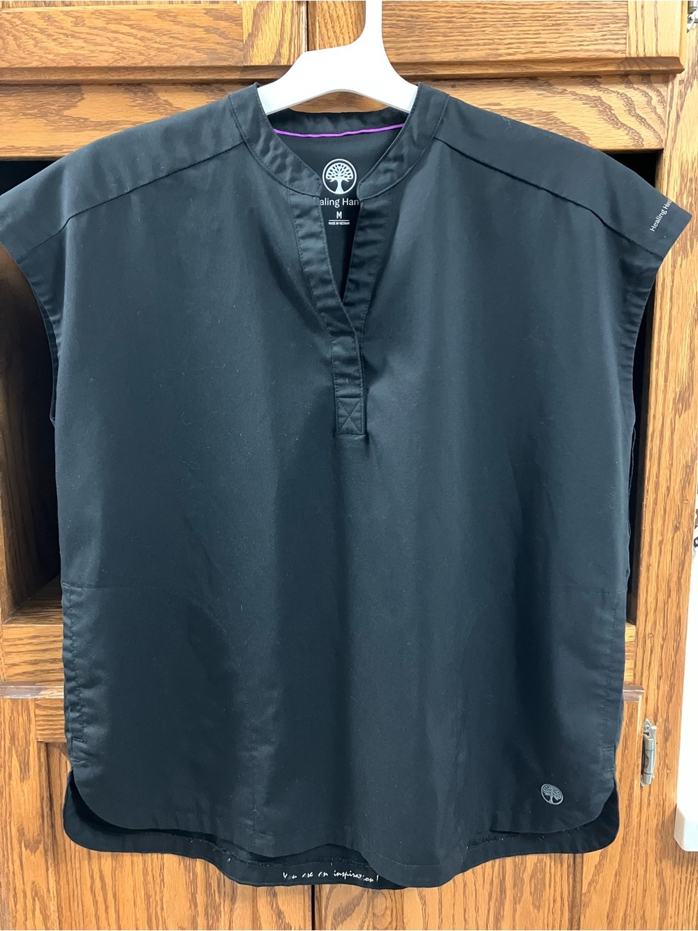Healing Hands Purple Label Journey Women's Scrub Top NWOT